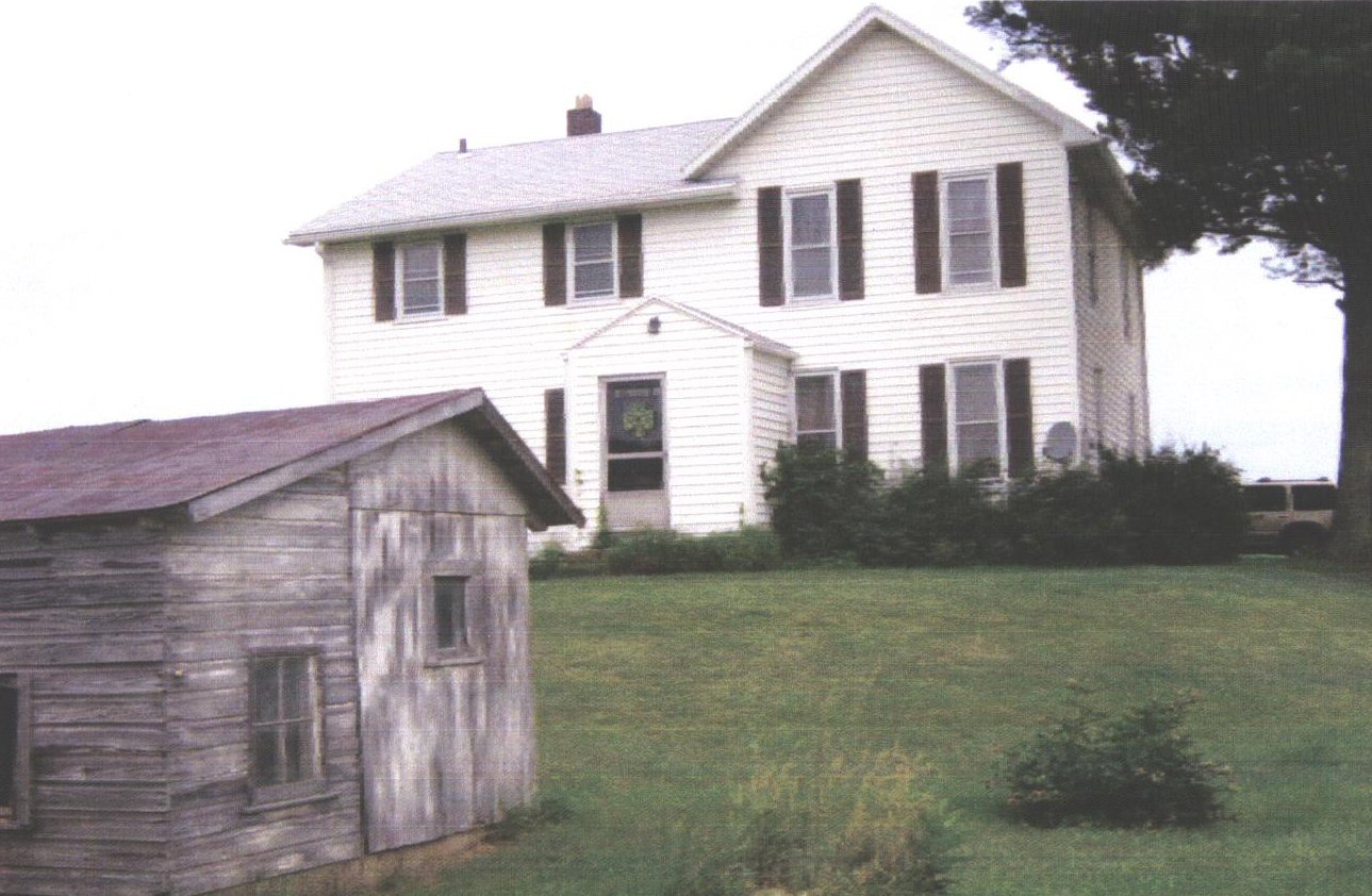 Home of Franklin Fry and Nancy Offineer Fry in 1874