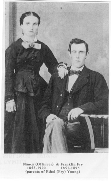 Nancy Ann Offineer and Franklin Pierce Fry