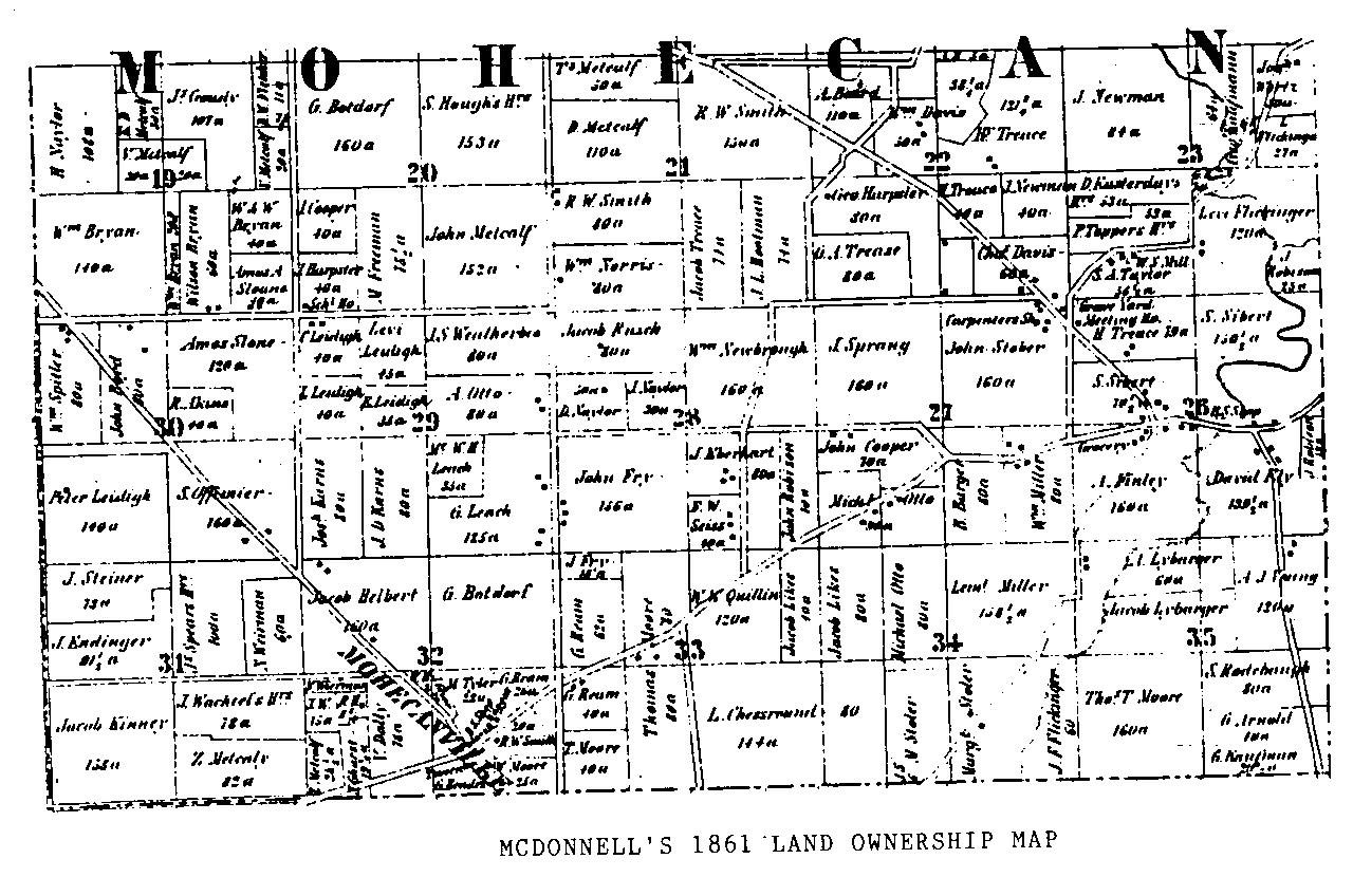 Mcdonnell's 1861 Atlas: Mohican Township